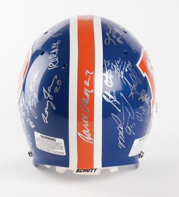 Lot #624 Denver Broncos: 1996 Multisigned (30+) Football Helmet - Image 3