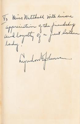 Lot #83 Lyndon B. Johnson Signed Book - Image 2