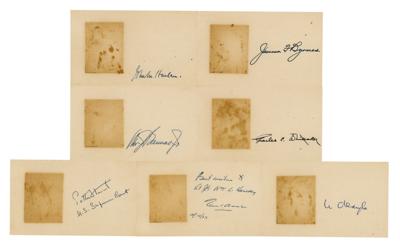 Lot #296 Supreme Court Justices (7) Signatures - Image 1