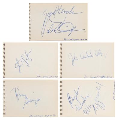 Lot #487 Jazz Legends Autograph Books (90+