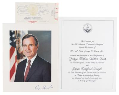 Lot #41 George Bush Signed Photograph - Image 1