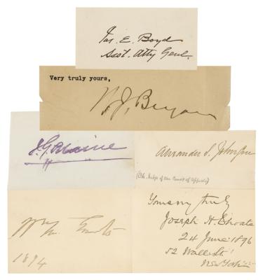Lot #277 Politicians and Lawyers (6) Signatures - Image 1