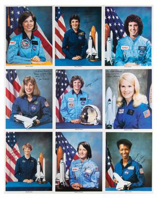 Lot #404 Women Astronauts (9) Signed Photographs