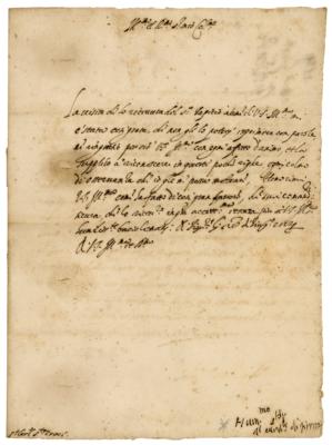 Lot #154 Pope Leo XI Letter Signed