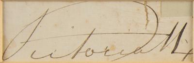 Lot #284 Queen Victoria Signature - Image 2