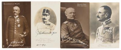 Lot #361 World War I: Central Powers Generals (4) Signed Postcards - Image 1