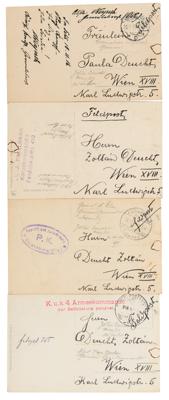 Lot #361 World War I: Central Powers Generals (4) Signed Postcards - Image 2