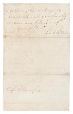 Lot #328 Robert E. Lee Autograph Letter Signed - Image 2