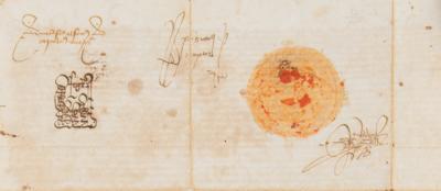 Lot #163 Ferdinand and Isabella Document Signed - Image 2