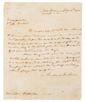 Lot #8 Andrew Jackson Autograph Letter Signed - Image 1