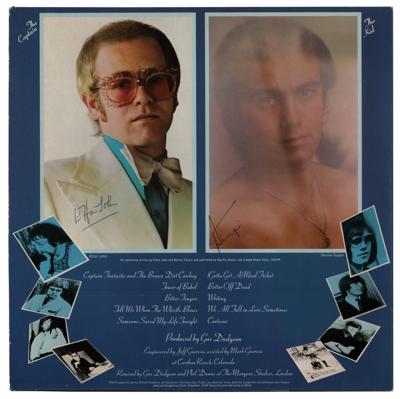 Lot #534 Elton John and Bernie Taupin Signed Album - Image 2