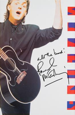 Lot #493 Beatles: Paul McCartney Signed Oversized Photograph