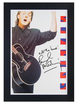 Lot #493 Beatles: Paul McCartney Signed Oversized Photograph - Image 2
