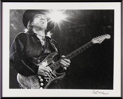Lot #550 Stevie Ray Vaughan Photographic Print by Robert M. Knight  - Image 2