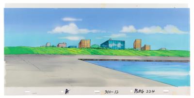 Lot #859 X-Men (10) Panorama Production Watercolors with Overlay Backgrounds from X-Men: The Animated Series