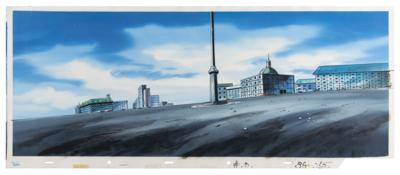 Lot #860 X-Men (10) Panorama Production Watercolors with Overlay Backgrounds from X-Men: The Animated Series - Image 9