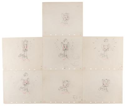 Lot #650 Abner (7) production drawings from The Country Cousin