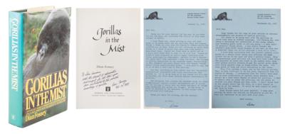 Lot #119 Dian Fossey Archive of (19) Letters, (2) Mountain Gorilla Vocalization Tapes, a Signed Published Article, and a Signed First Edition of Gorillas in the Mist - Image 3