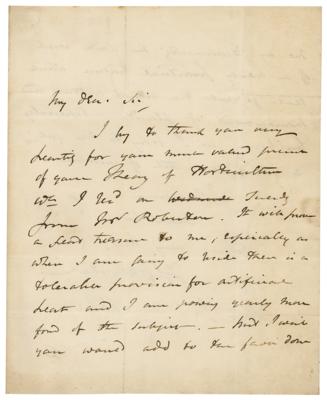 Lot #145 John F. W. Herschel Autograph Letter Signed