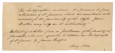Lot #146 Edward Jenner Signature - Image 3