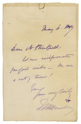 Lot #236 Thomas Henry Huxley Autograph Letter