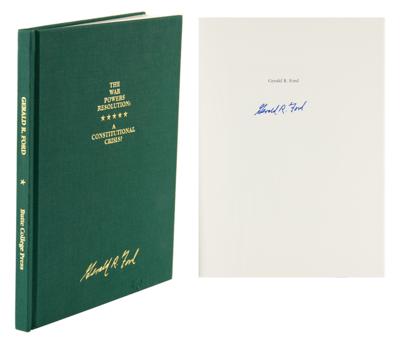 Lot #67 Gerald Ford Signed Book - Image 1