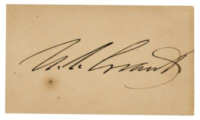 Lot #14 U. S. Grant Signature