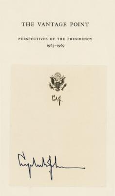 Lot #84 Lyndon B. Johnson Signature