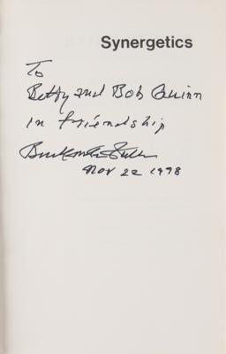 Lot #416 Buckminster Fuller Signed Book - Image 2