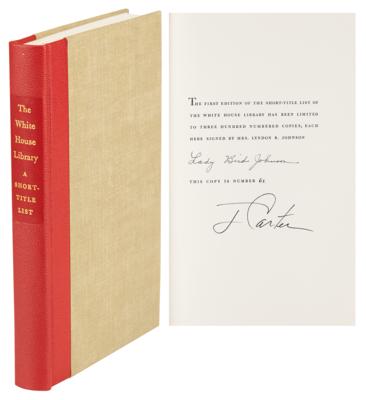 Lot #47 Jimmy Carter and Lady Bird Johnson Signed