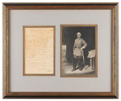 Lot #327 Robert E. Lee Autograph Letter Signed - Image 1