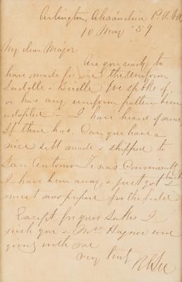 Lot #327 Robert E. Lee Autograph Letter Signed - Image 2