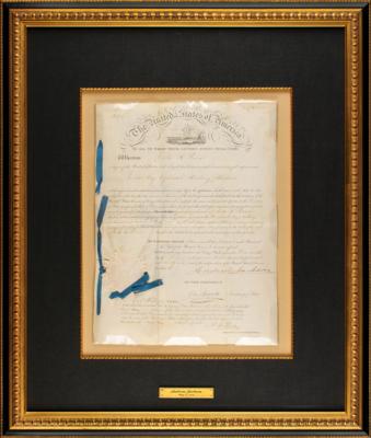 Lot #6 Andrew Jackson Document Signed as President - Image 2