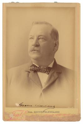 Lot #15 Grover Cleveland Signed Photograph