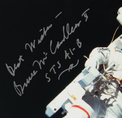 Lot #384 Bruce McCandless Signed Photograph - Image 2