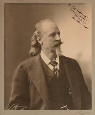 Lot #170 William F. 'Buffalo Bill' Cody Signed Oversized Photograph