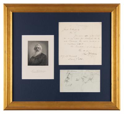 Lot #148 Samuel F. B. Morse Autograph Letter Signed - Image 1