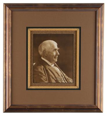 Lot #141 Thomas Edison Signed Photograph - Image 2