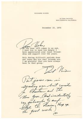 Lot #32 Richard Nixon (2) Typed Letters Signed - Image 1