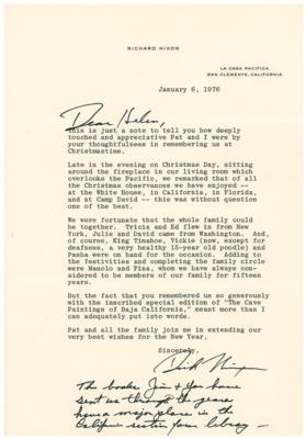 Lot #32 Richard Nixon (2) Typed Letters Signed - Image 2