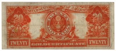 Lot #289 Series 1922 20-Dollar Gold Certificate (George Washington) - Image 2