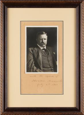 Lot #18 Theodore Roosevelt Signed Photograph - Image 3