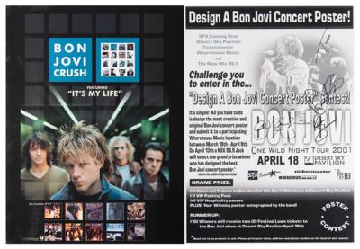 Lot #523 Bon Jovi Signed Contest Poster - Image 1