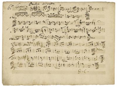 Lot #482 Niccolo Paganini Autograph Musical Manuscript - Image 8