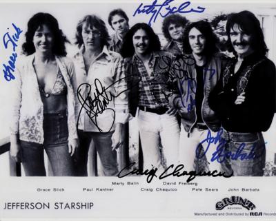 Lot #530 Jefferson Starship Signed Photograph