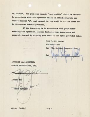 Lot #571 Steve McQueen Document Signed for 'The Great Escape' - Image 3