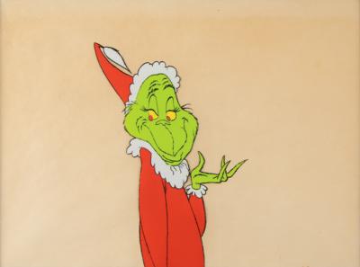 Lot #870 The Grinch production cel from How the Grinch Stole Christmas! signed by Dr. Seuss - Image 2