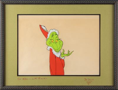 Lot #870 The Grinch production cel from How the Grinch Stole Christmas! signed by Dr. Seuss - Image 3