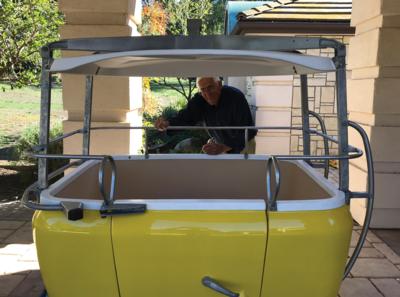 Lot #809 Disneyland Skyway Attraction Vehicle Yellow #3 - Image 11