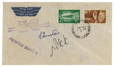 Lot #143 Albert Einstein Signed Envelope